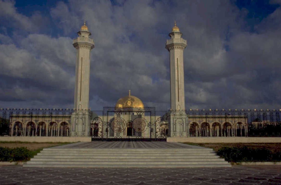 mosque minaret plaza 1980s 1990s A4 Photo Print