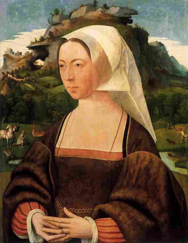 mostaert portrait of a woman Art A4 Photo Print