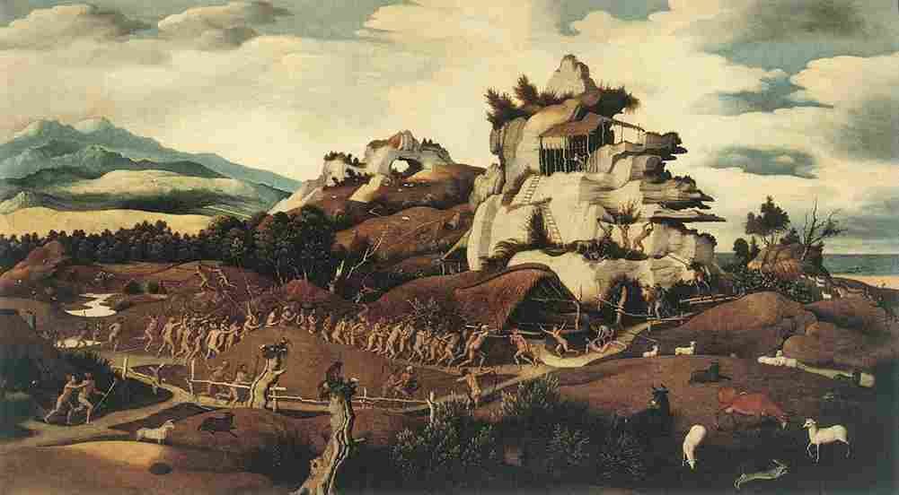 mostaert west indian landscape Art A4 Photo Print
