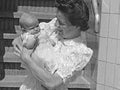 mother baby bath1980s 1990s A4 Photo Print