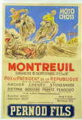 moto cross web Vintage Advert A4 Photo Print