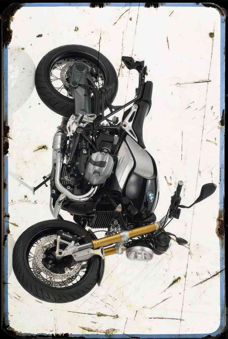 motorbike r nine t BMW USE 2024 aged A4 Photo Print