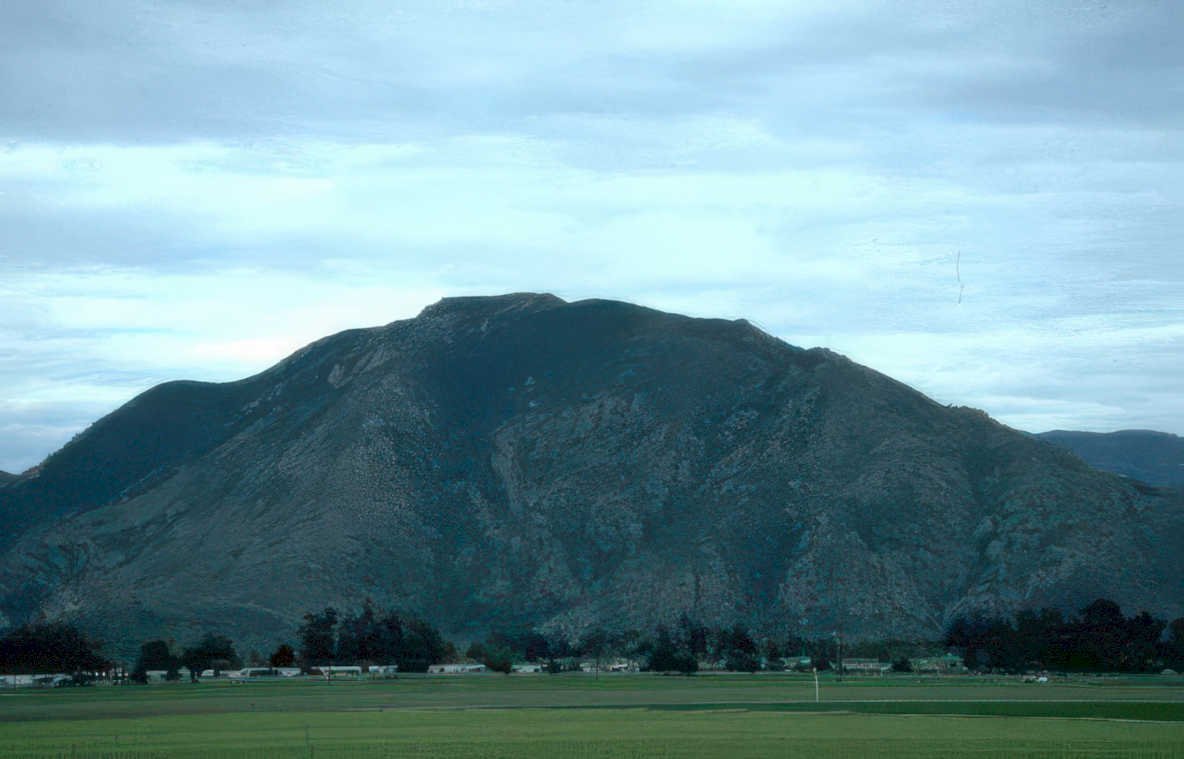 mount bald daytime Vintage A4 Photo Print