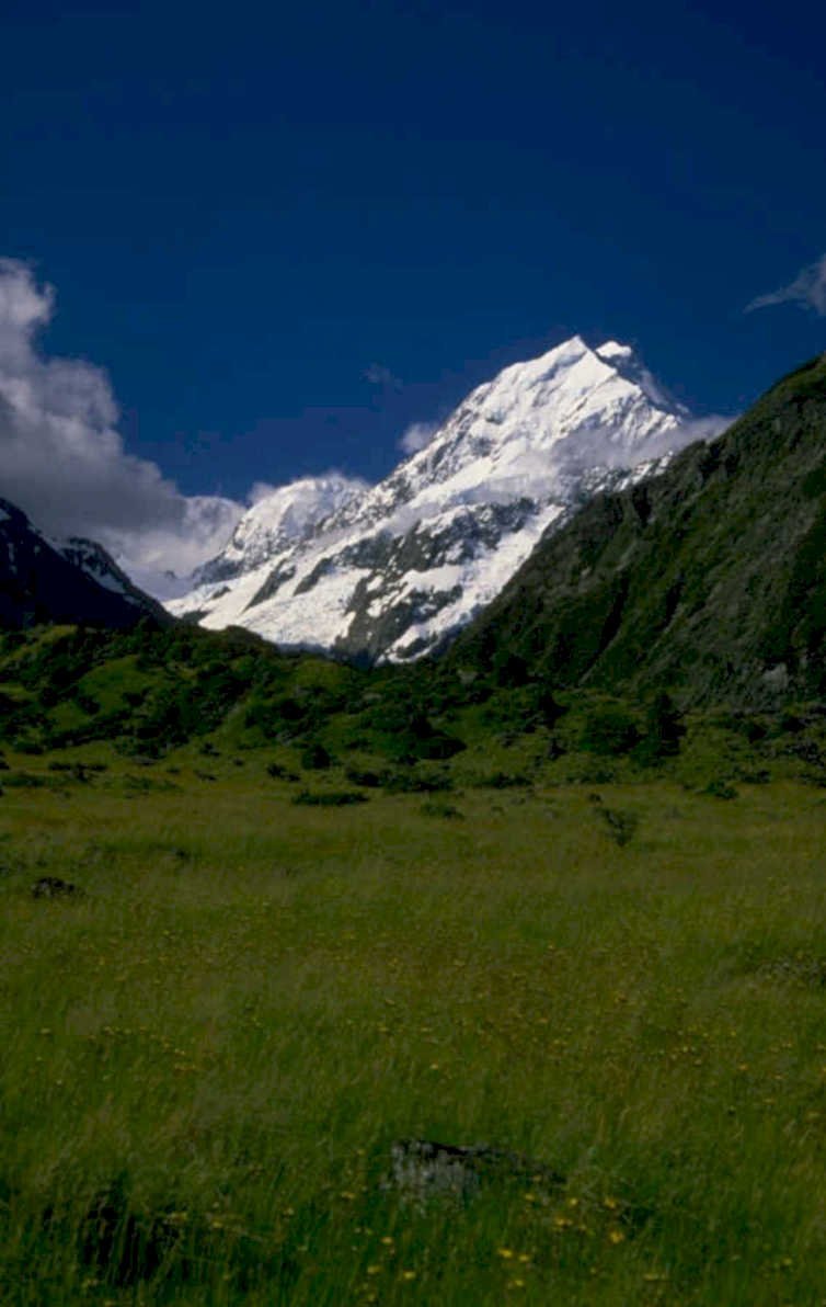 mount cook aoraki 2 1980s 1990s A4 Photo Print