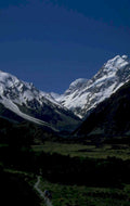 mount cook hooker 1980s 1990s A4 Photo Print