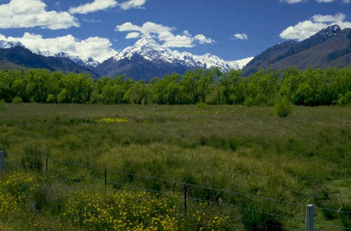 mount cook valley 1980s 1990s A4 Photo Print