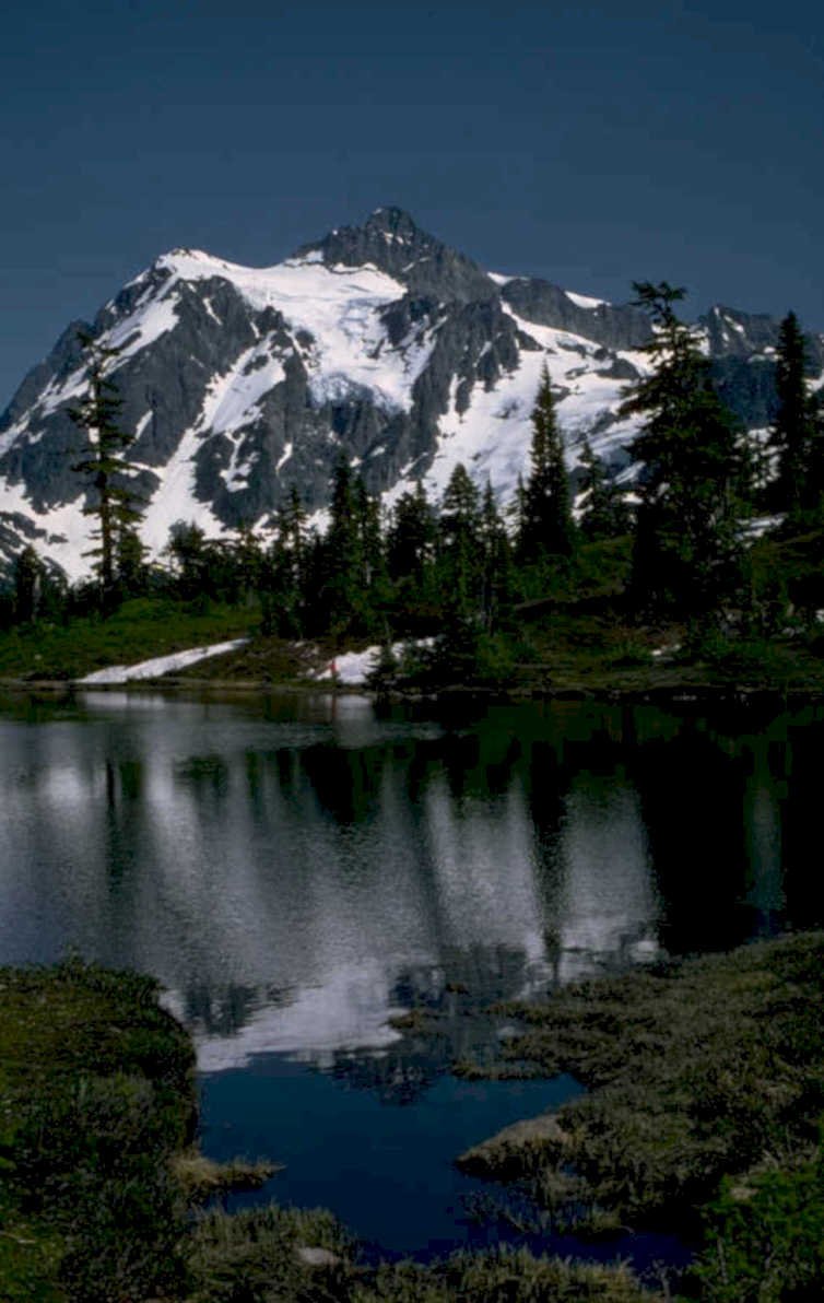 mount index lake 2 1980s 1990s A4 Photo Print
