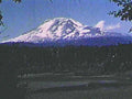 mount rainier landscape 21980s 1990s A4 Photo Print
