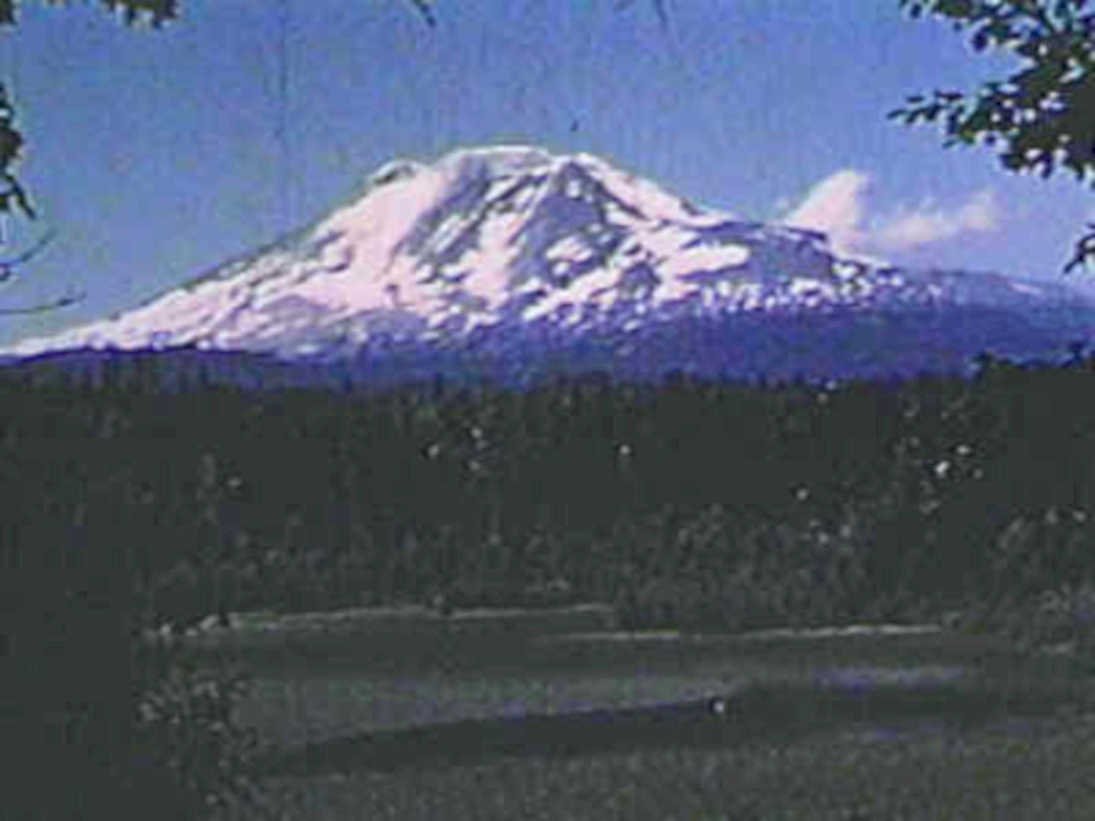 mount rainier landscape 21980s 1990s A4 Photo Print