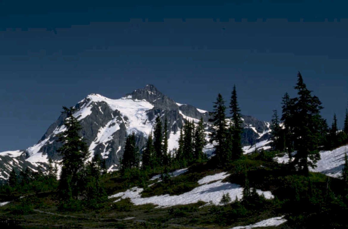 mount rainier summer 2 1980s 1990s A4 Photo Print