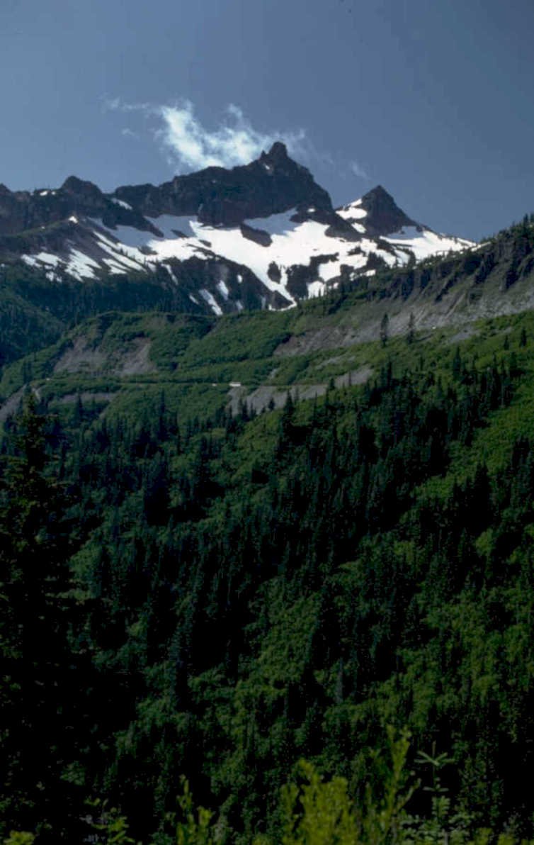 mount rainier summer 3 1980s 1990s A4 Photo Print