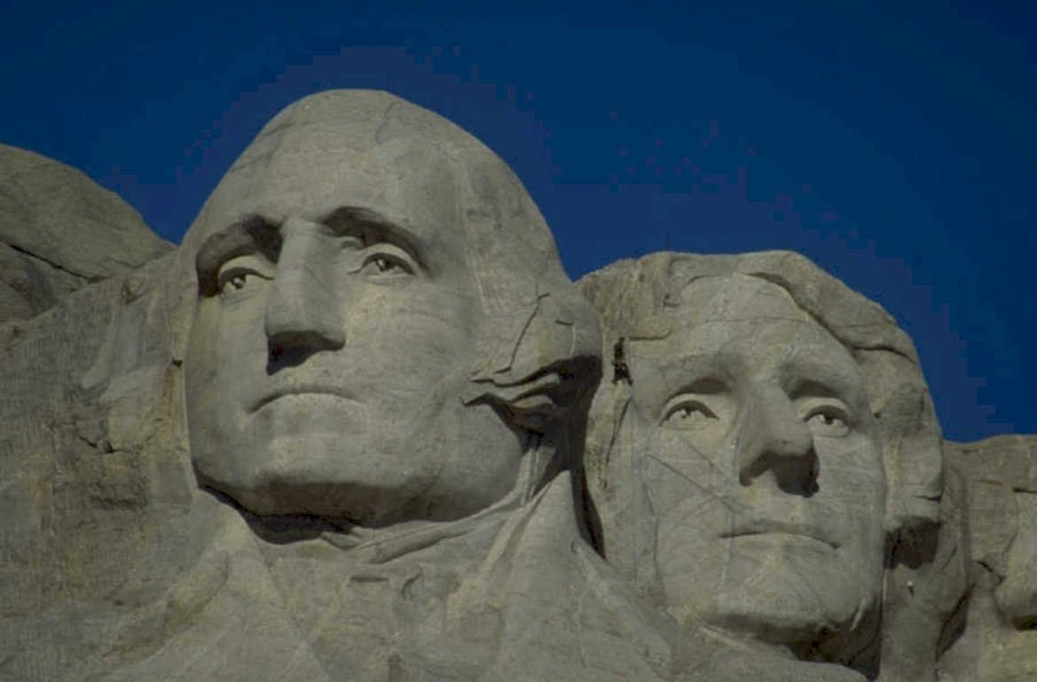 mount rushmore memorial 1980s 1990s A4 Photo Print
