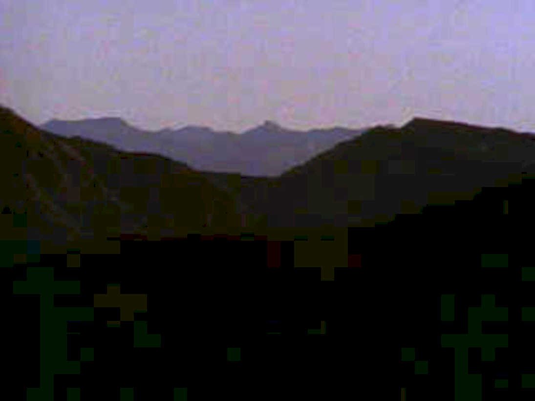 mountain dusk hills1980s 1990s A4 Photo Print