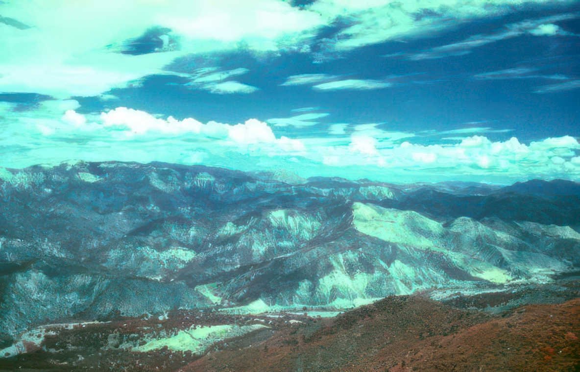 mountain fall scape Vintage A4 Photo Print