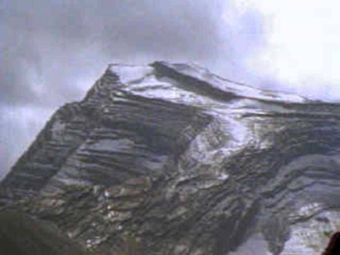 mountain glacier peak1980s 1990s A4 Photo Print