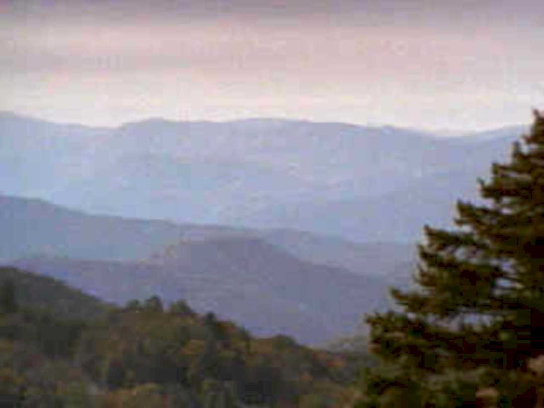 mountain hazy dawn1980s 1990s A4 Photo Print