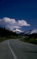 mountain highway alaska 1980s 1990s A4 Photo Print