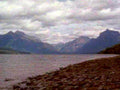 mountain lake rocks1980s 1990s A4 Photo Print