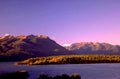 mountain lake twilight 1980s 1990s A4 Photo Print