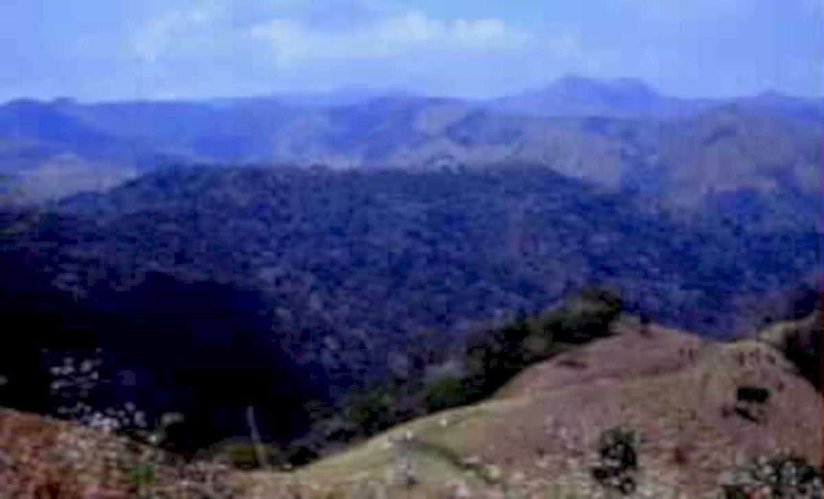 mountain landscape hills1980s 1990s A4 Photo Print