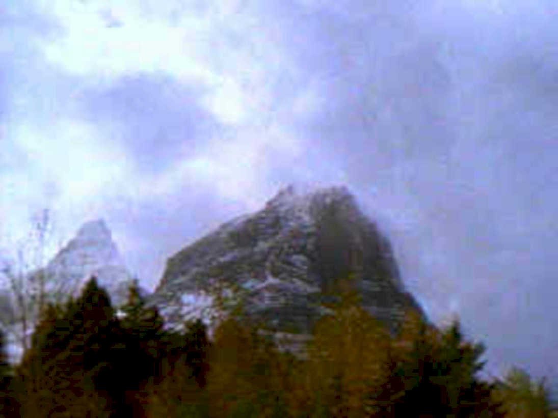 mountain landscape snow1980s 1990s A4 Photo Print