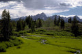 mountain meadow peaks 1980s 1990s A4 Photo Print