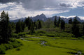 mountain meadow rocks 1980s 1990s A4 Photo Print