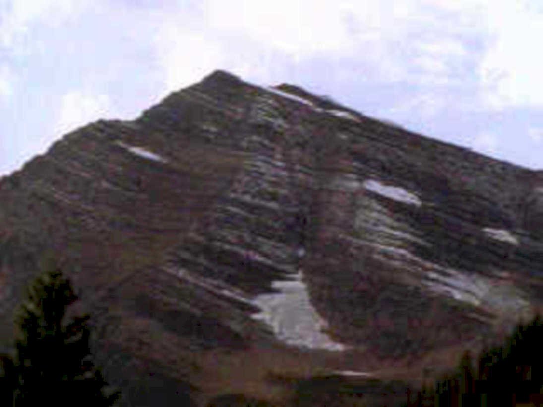 mountain peak snow1980s 1990s A4 Photo Print