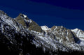 mountain peaks snow 1980s 1990s A4 Photo Print