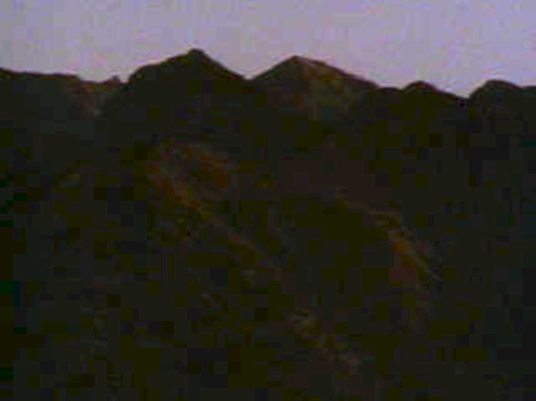 mountain purple sky1980s 1990s A4 Photo Print
