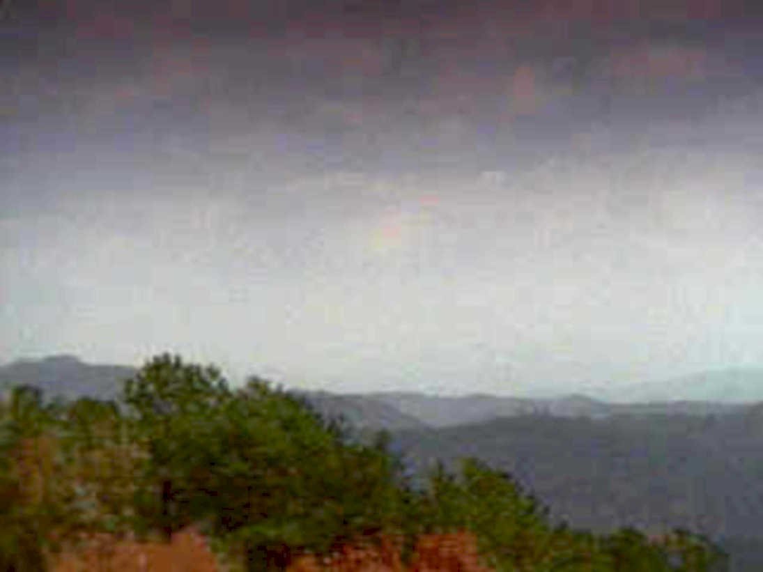 mountain rainbow hills1980s 1990s A4 Photo Print