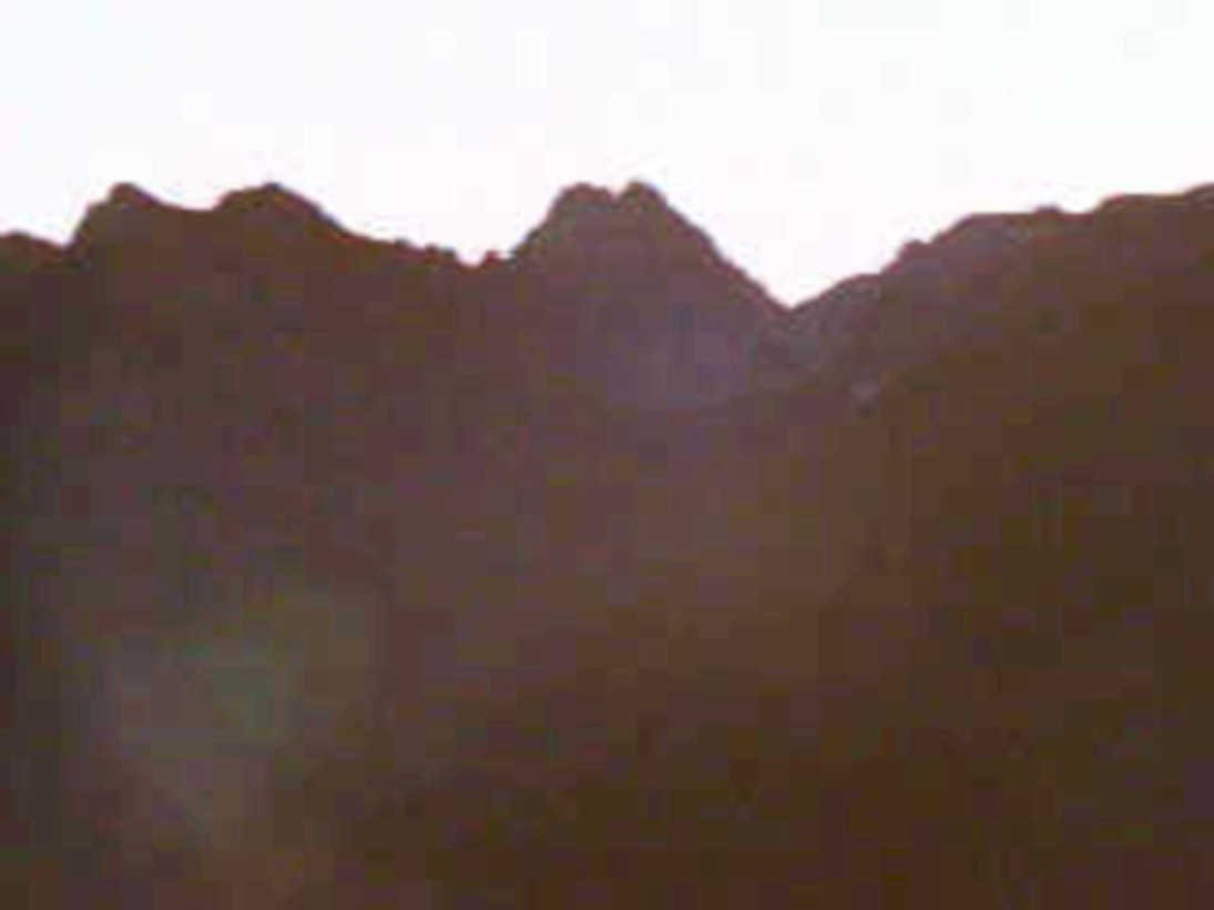mountain range dusk1980s 1990s A4 Photo Print