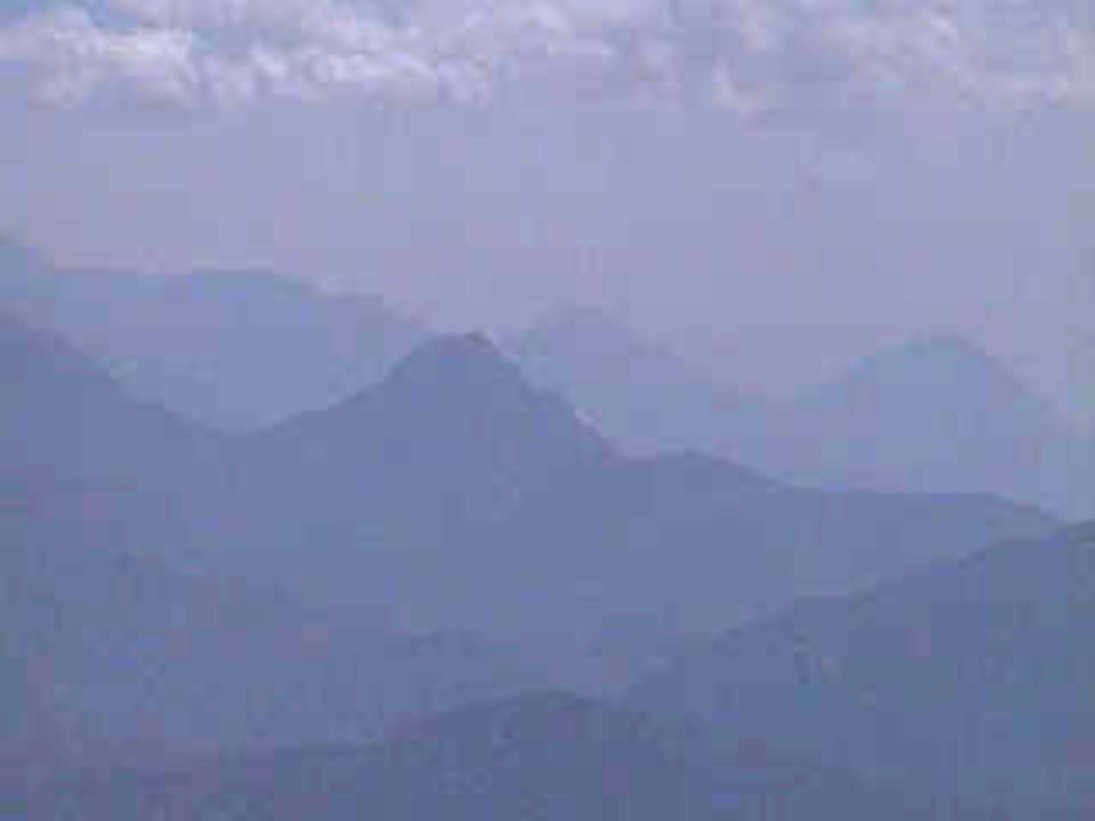 mountain range sky 11980s 1990s A4 Photo Print