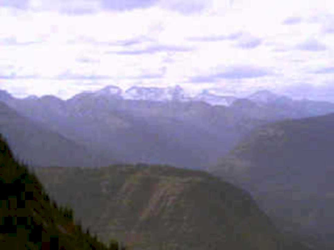 mountain range sky 21980s 1990s A4 Photo Print
