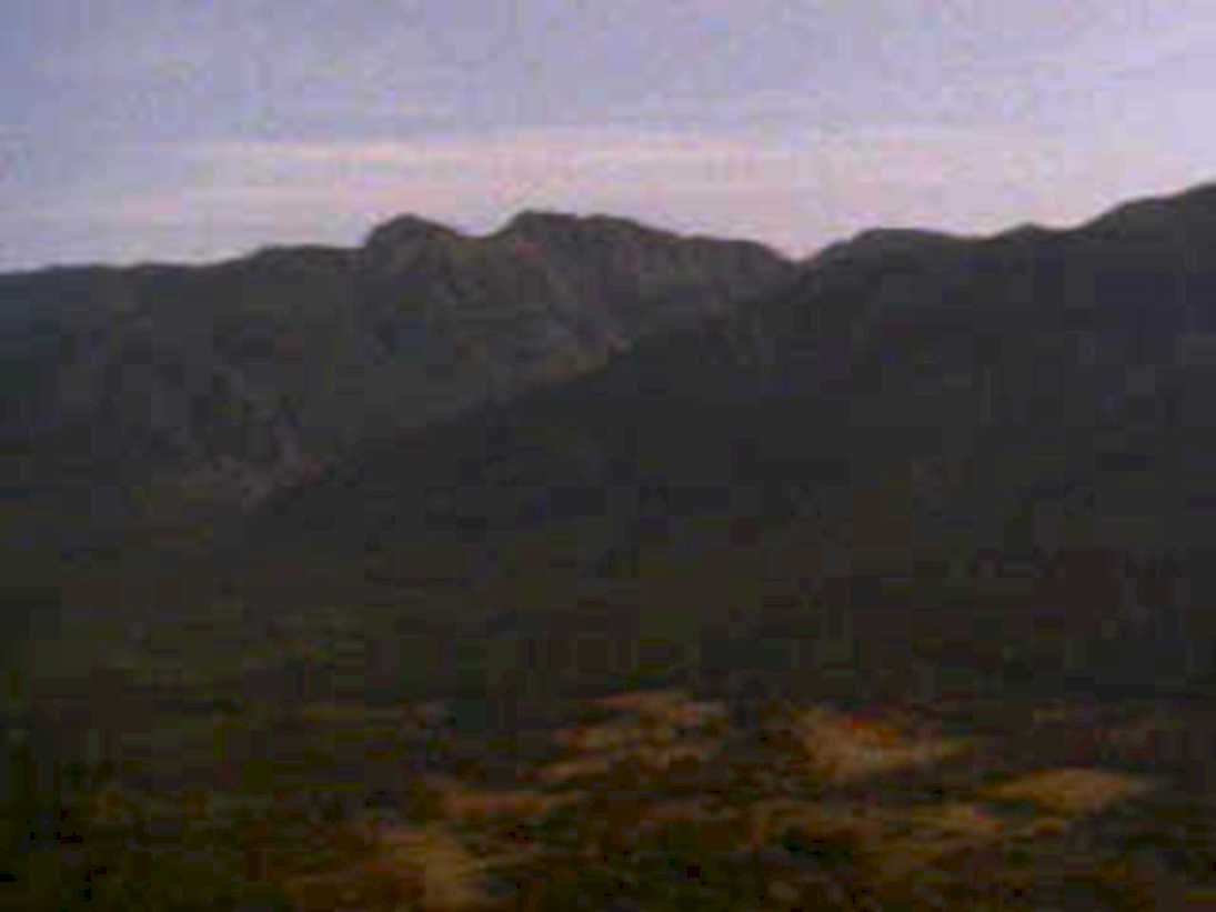 mountain range sky 31980s 1990s A4 Photo Print