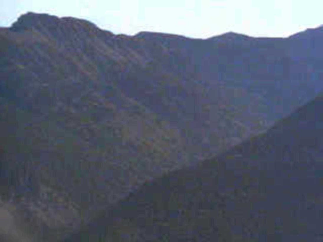 mountain ridge valley1980s 1990s A4 Photo Print