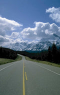 mountain road banff 1 1980s 1990s A4 Photo Print