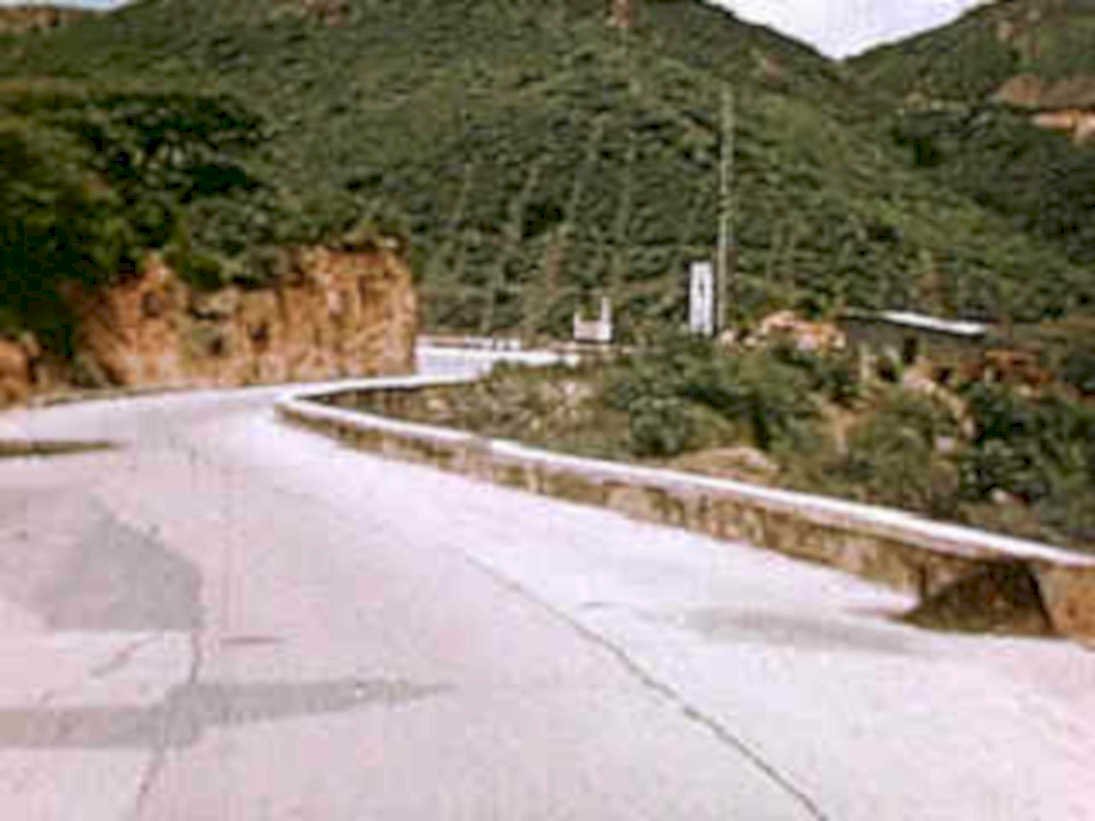 mountain road curve1980s 1990s A4 Photo Print