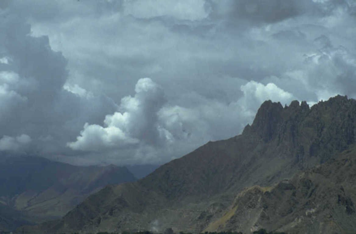 mountain sky peaks 1980s 1990s A4 Photo Print
