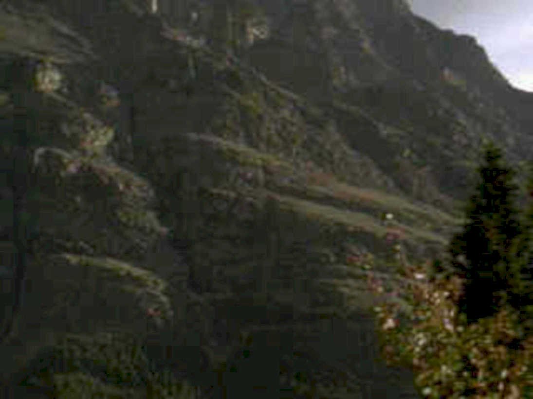 mountain slope rocks1980s 1990s A4 Photo Print