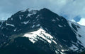 mountain snow peak Vintage A4 Photo Print