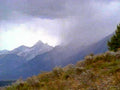 mountain storm peaks1980s 1990s A4 Photo Print