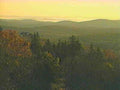 mountain sunrise forest1980s 1990s A4 Photo Print