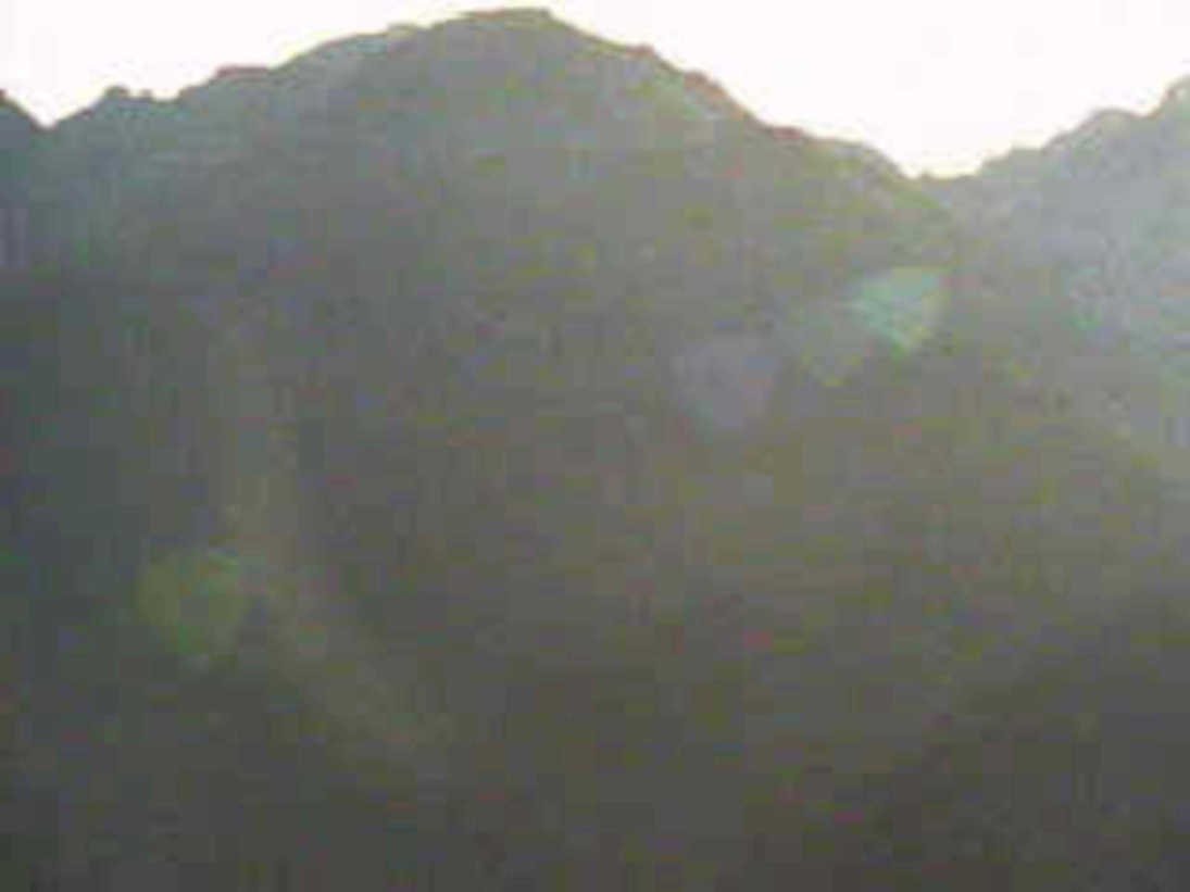 mountain sunrise peak1980s 1990s A4 Photo Print