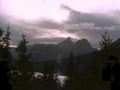 mountain sunset glacier1980s 1990s A4 Photo Print