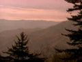 mountain sunset smoke1980s 1990s A4 Photo Print