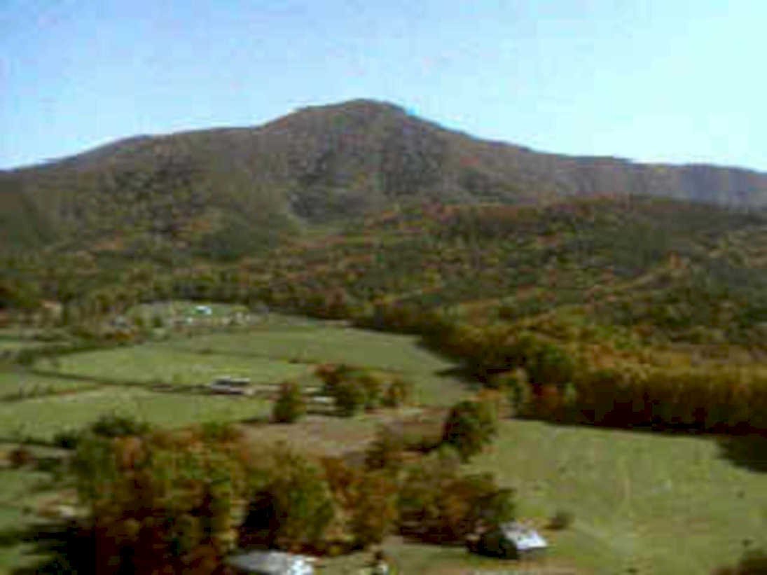 mountain valley fall1980s 1990s A4 Photo Print