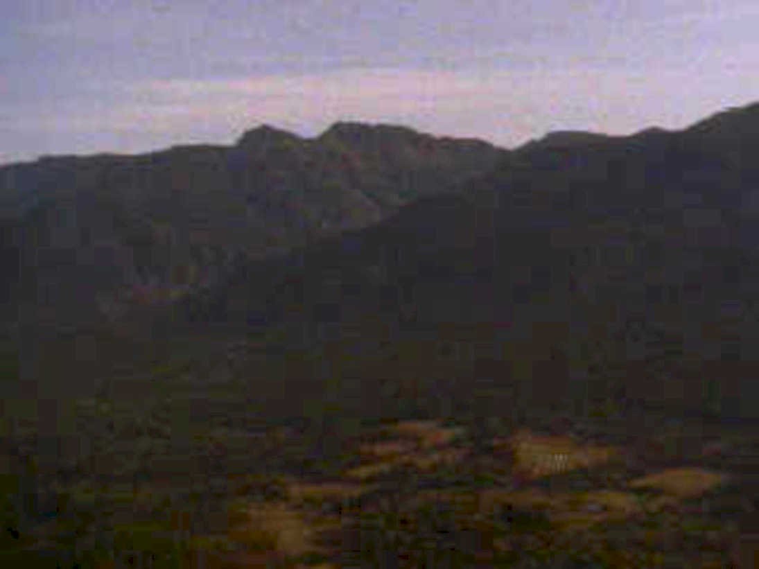 mountain valley purple1980s 1990s A4 Photo Print