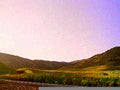mountain valley road1980s 1990s A4 Photo Print