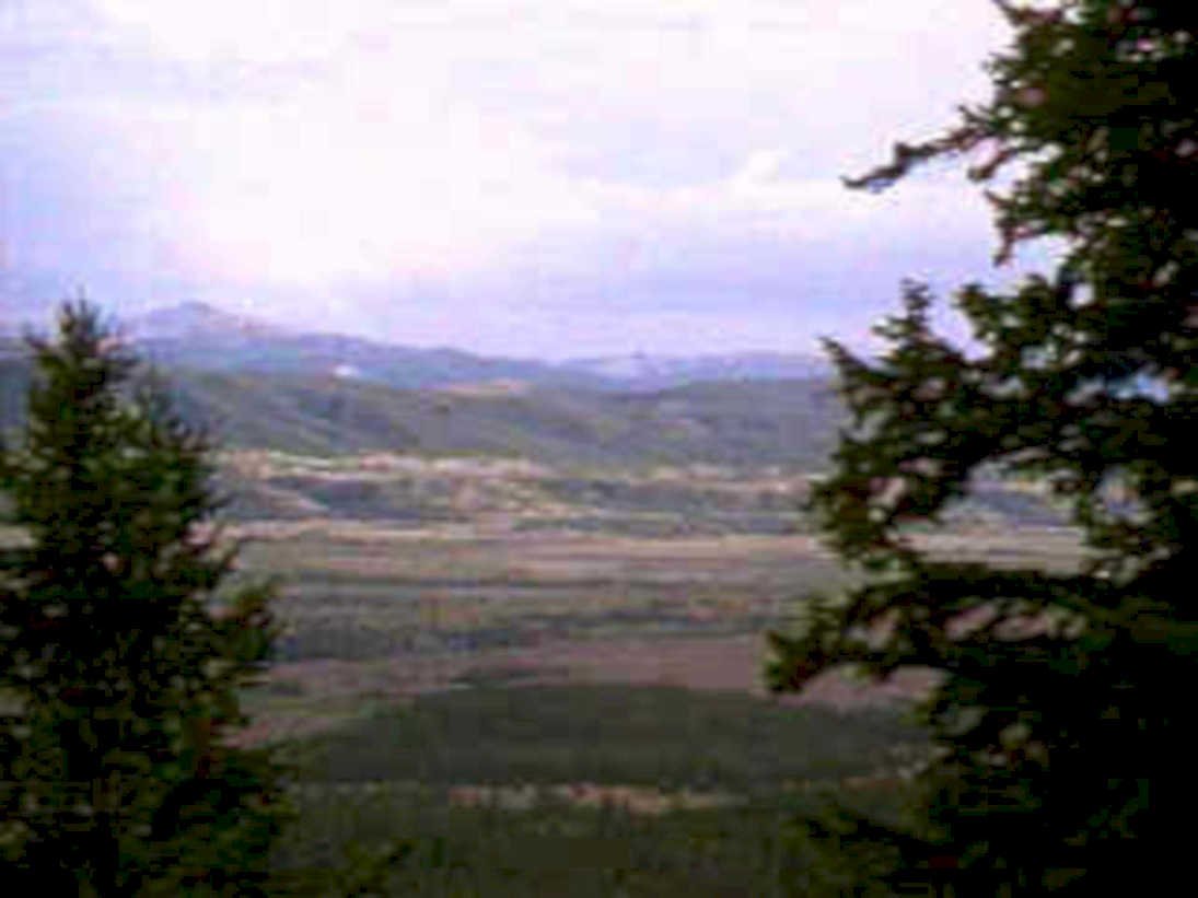 mountain valley rocks1980s 1990s A4 Photo Print